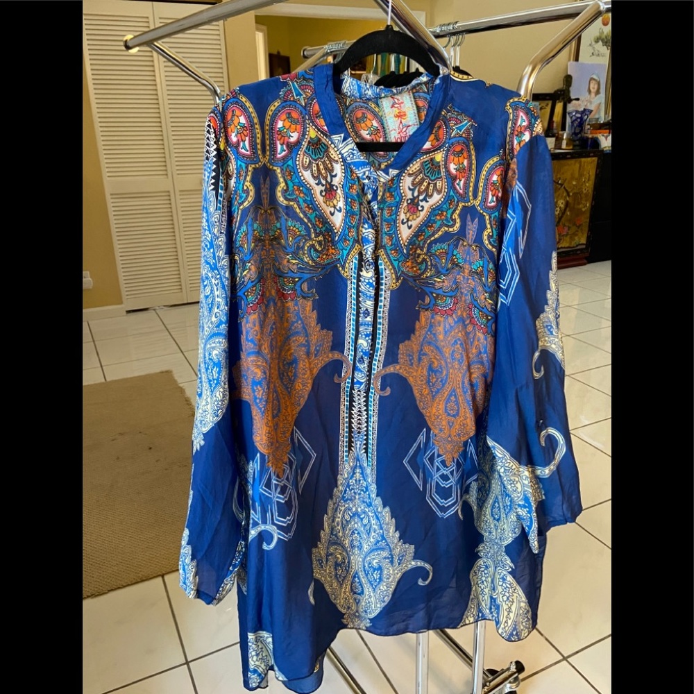 Johnny Was Fabulous Long sleeved Blouse